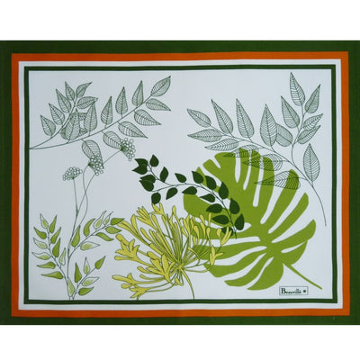 Beauville Agapanthes Green Placemat