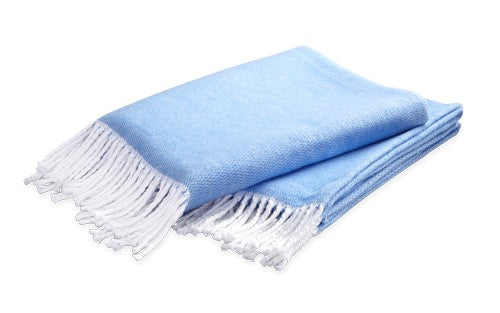Matouk Pezzo Azure Throw