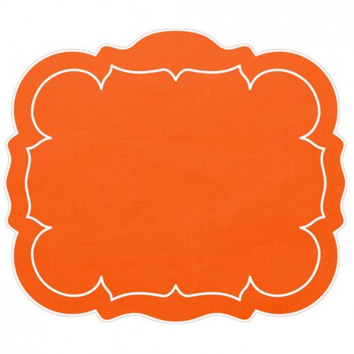 Skyros Designs Linho Orange Rectangle Placemat (set of 4)