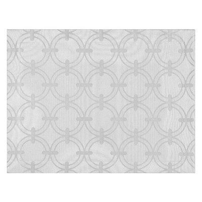 Le Jacquard Francais Anneaux White Placemat
