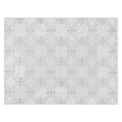 Le Jacquard Francais Anneaux White Placemat