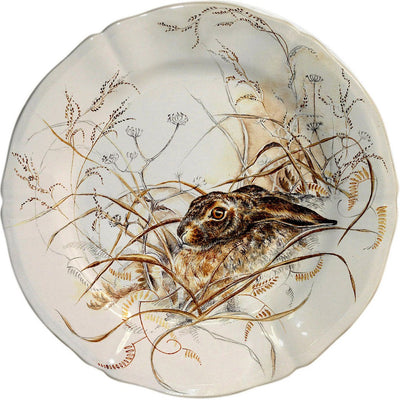 Gien Sologne Hare Salad Plate