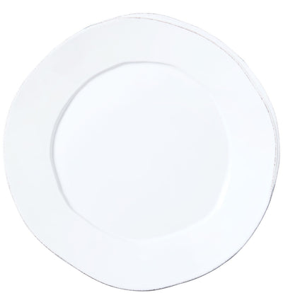 Vietri Lastra White Round Platter