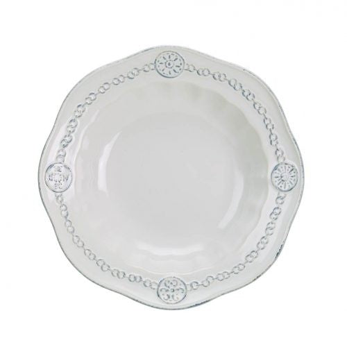 Skyros Designs Villa Beleza Vintage White Pasta/Soup Bowl