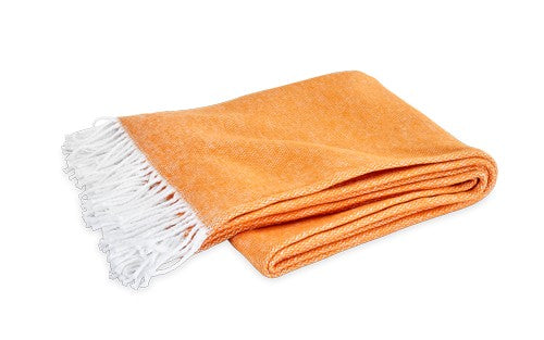 Matouk Pezzo Tangerine Throw