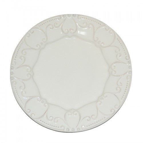 Skyros Isabella Ivory Embossed Salad Plate