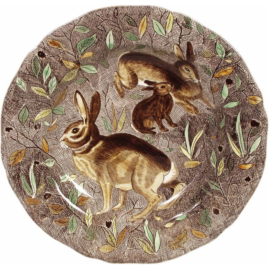 Gien Rambouillet Rabbit Rim Soup Bowl