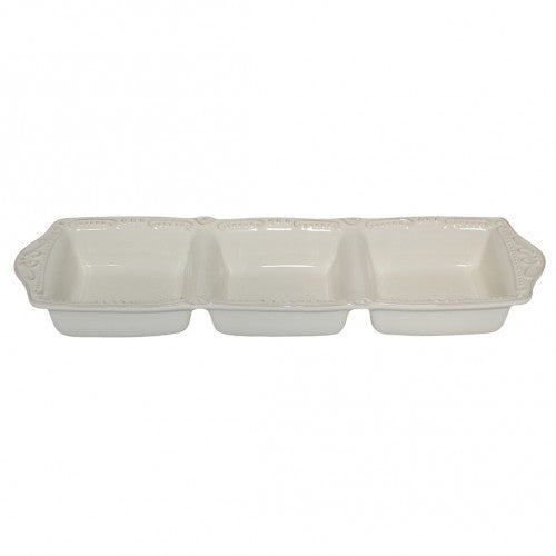 Skyros Isabella Ivory Three Part Divided Tray