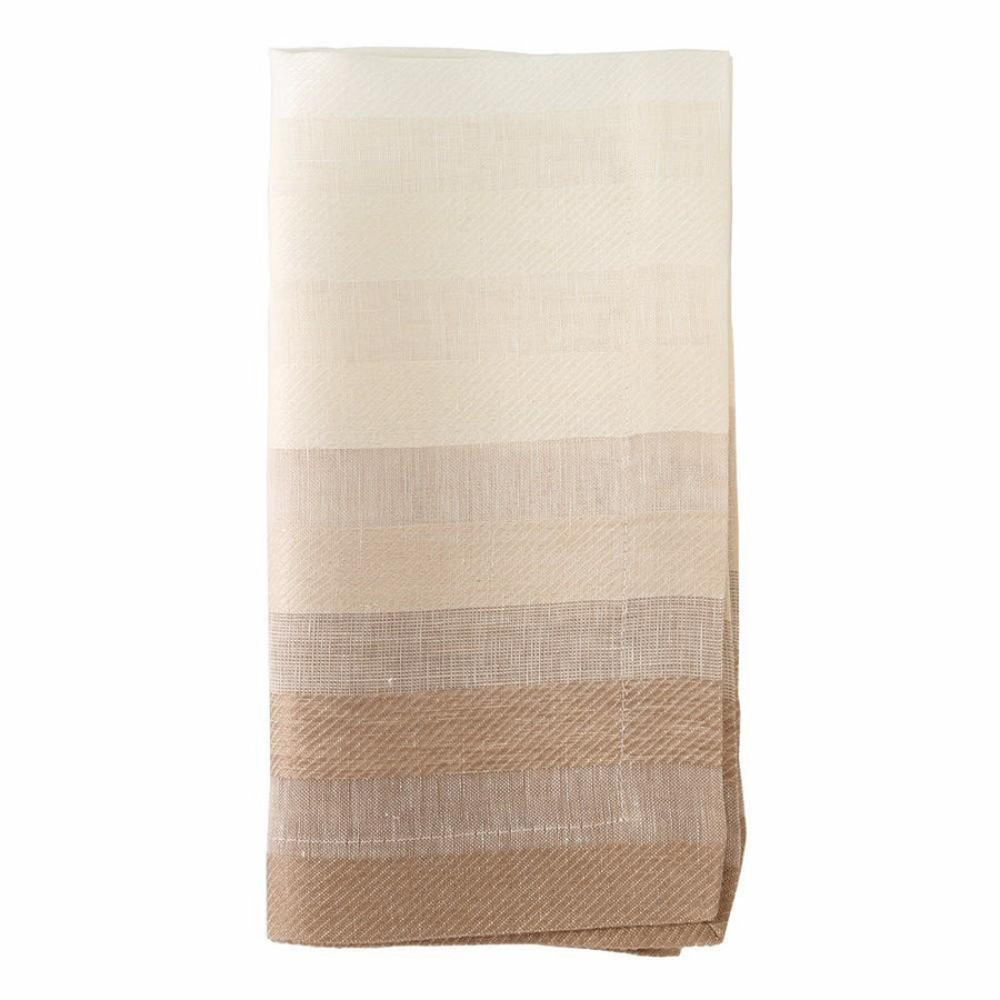 Bodrum Gradient STripe Beige Napkins (set of 6)