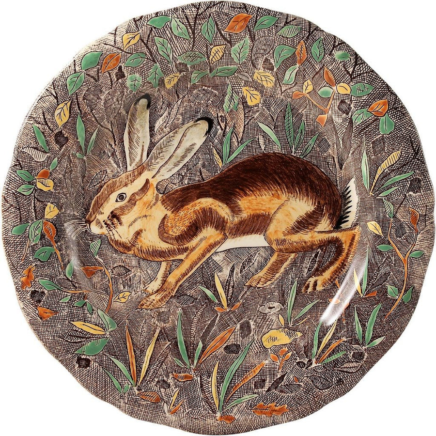 Gien Rambouillet Hare Dinner Plate