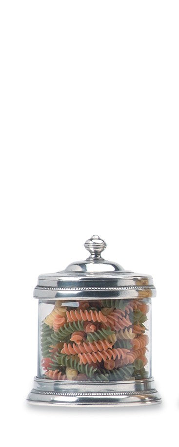 Match Pewter Small Glass Canister