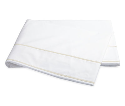 Matouk Ansonia Ivory Flat Sheet