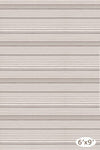 Dash and Albert Rugby Stripe Platinum Rug