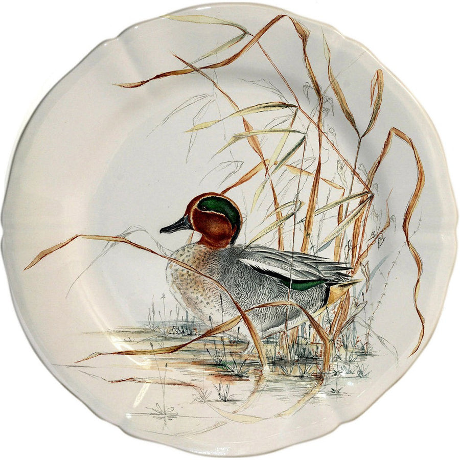 Gien Sologne Duck Salad Plate