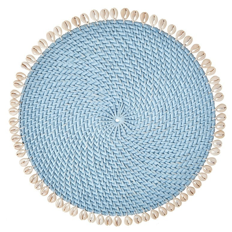 Mode Living Capiz Light Blue Placemats (set of 4)