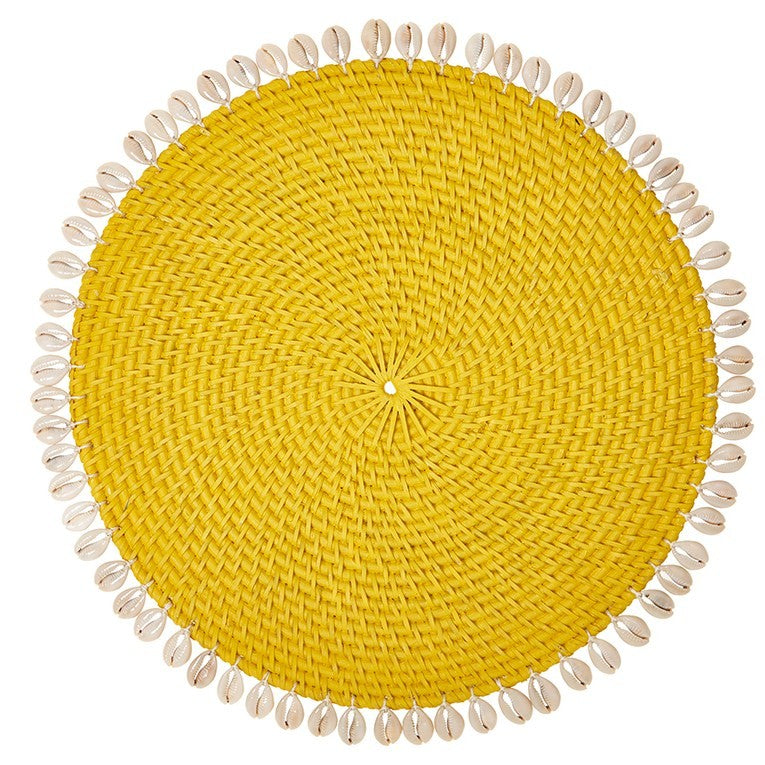 Mode Living Capiz Yellow Placemats (set of 4)
