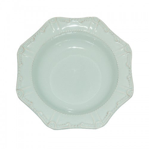 Skyros Isabella Ice Blue Rim Soup Bowl