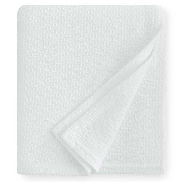 SFERRA Corino White Blanket
