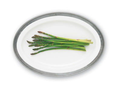 Match Pewter Convivio Small Oval Serving Platter