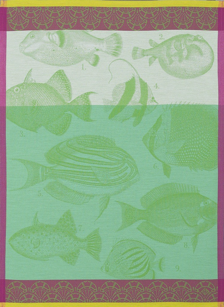 Le Jacquard Francais Moorea Green Tea Towel