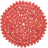 Kim Seybert Round Bamboo Coral Placemat