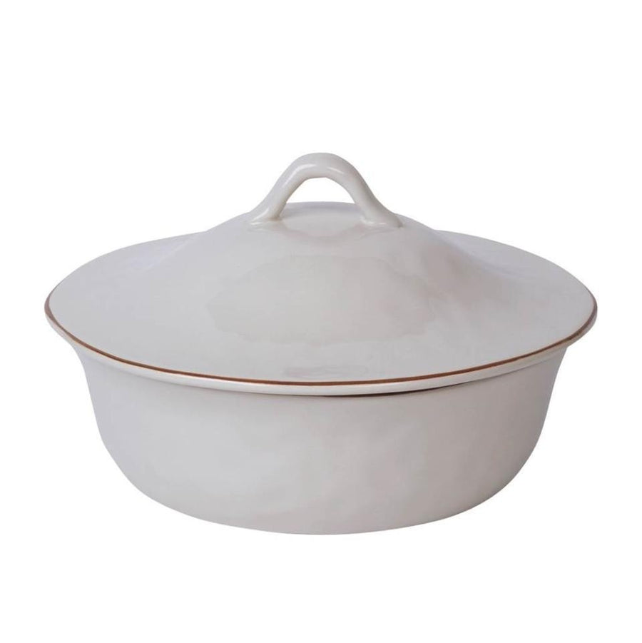 Skyros Designs Cantaria White Round Covered Casserole