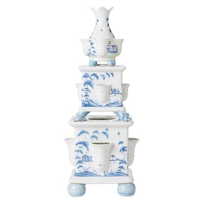 Juliska Country Estate Delft Blue Tulipiere Tower Set