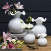 Vietri Hibiscus White Large Vase