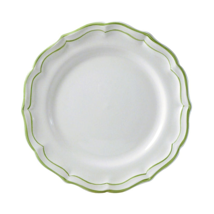 Gien Filets Verts Salad/Dessert Plate