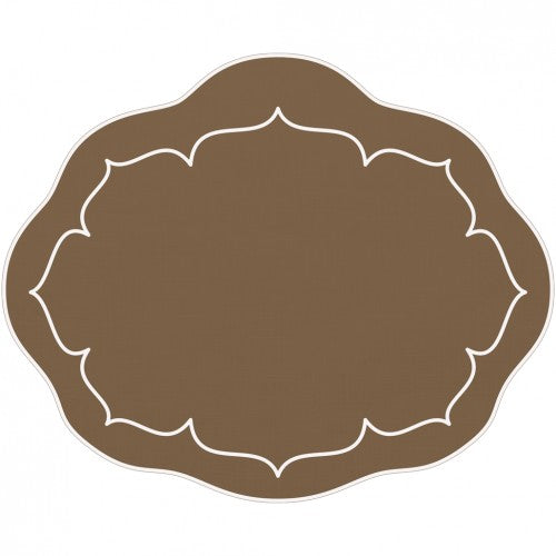 Skyros Designs Linho Taupe Oval Placemat (set of 4)