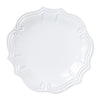 Vietri Incanto Stone White Baroque Dinner Plate