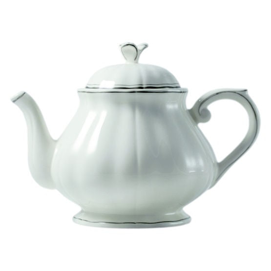 Gien Filet Taupe Teapot