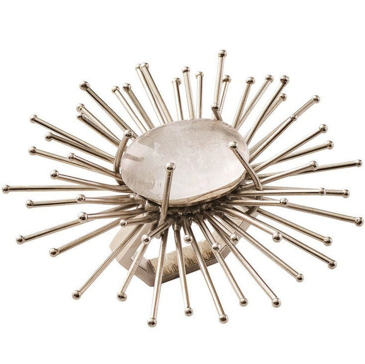 Kim Seybert Flare Silver & Crystal Napkin Rings (set of 4)