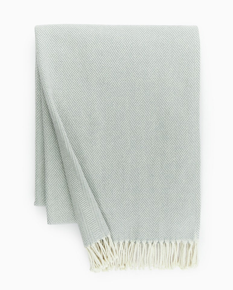 Sferra Celine Slate Blue Throw