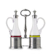 Match Pewter Oil & Vinegar Set with Pewter Tops