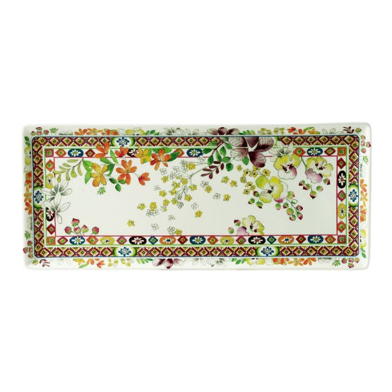 Gien Bagatelle Rectangular Cake Platter
