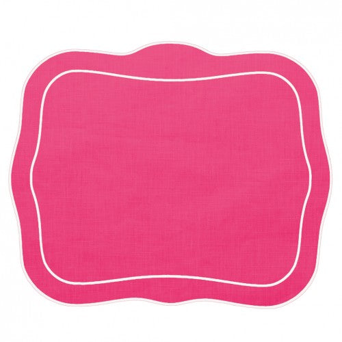 Skyros Designs Linho Fuchsia Patrician Placemat (set of 4)