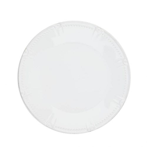 Skyros Isabella Pure White Round Dinner Plate