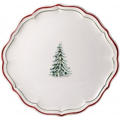 Gien Filet Noel Cake Platter