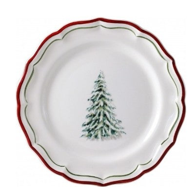 Gien Filet Noel Canape Plate