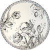 Gien Tulipes Cake Platter
