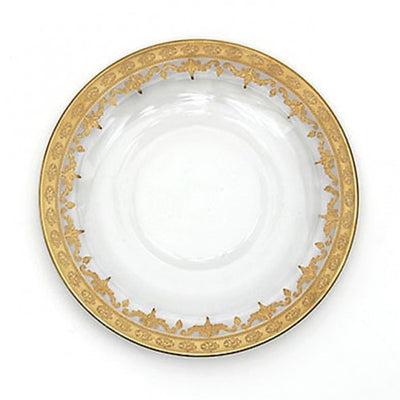 Arte Italica Vetro Gold Dinner Plate