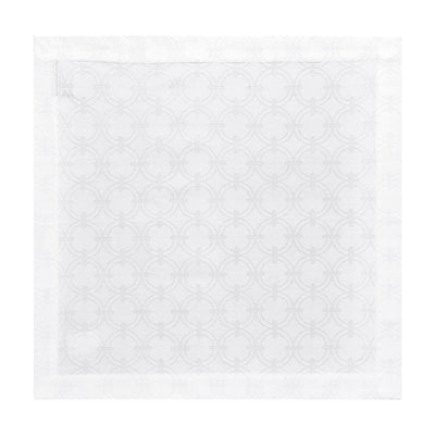 Le Jacquard Francais Anneaux White Napkin