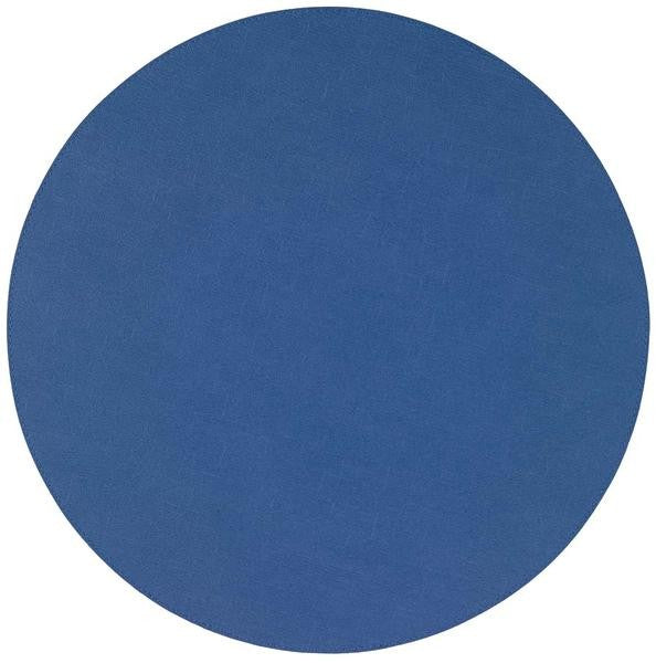 Bodrum Presto Periwinkle Round Placemat (set of 6)