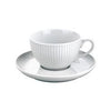 Pillivuyt Plisse Tea Cup & Saucer