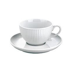 Pillivuyt Plisse Tea Cup & Saucer