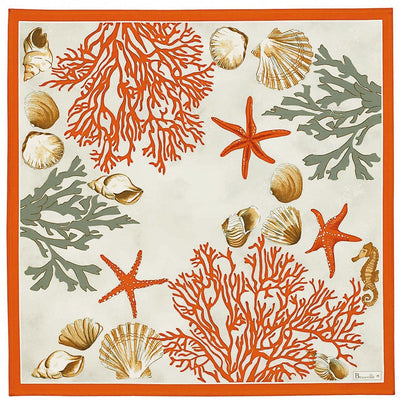Beauville Coral Red Napkin