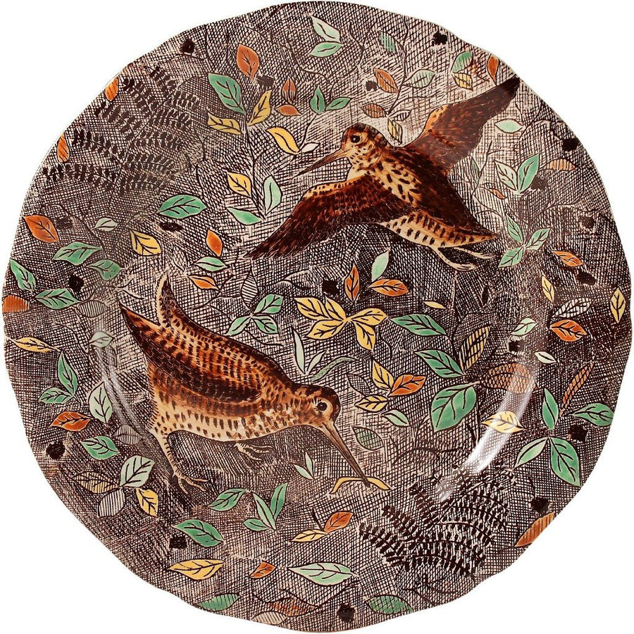 Gien Rambouillet Woodcock Dinner Plate