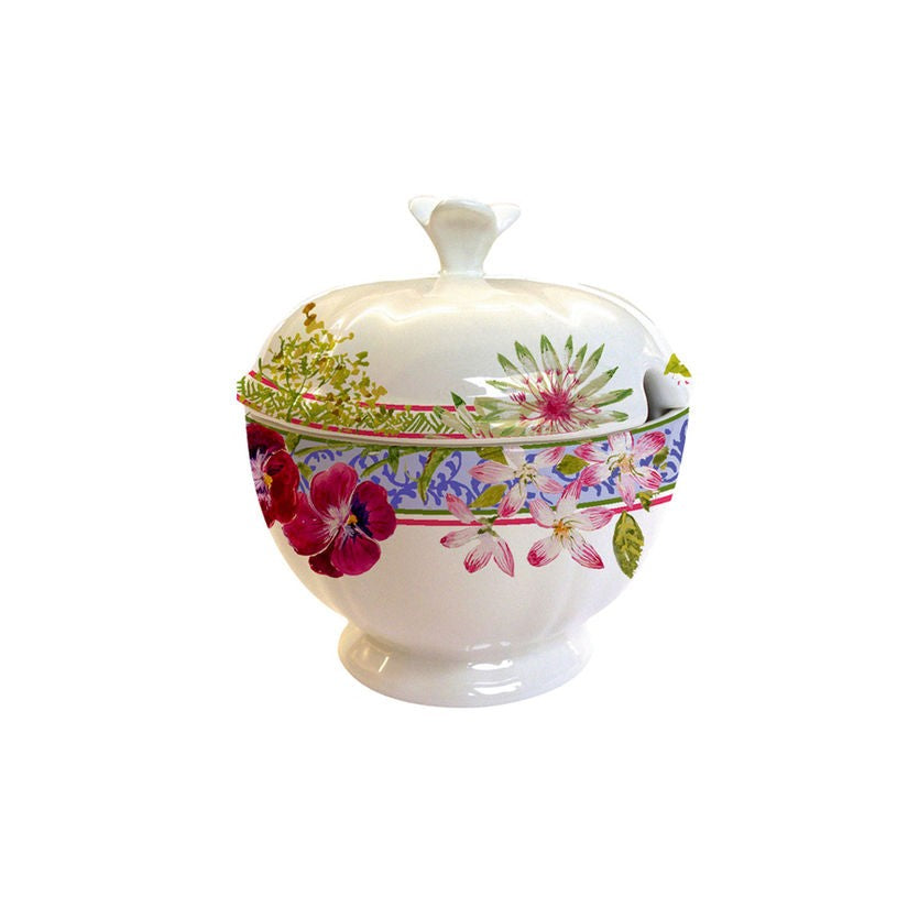 Gien Millefleurs Sugar Bowl
