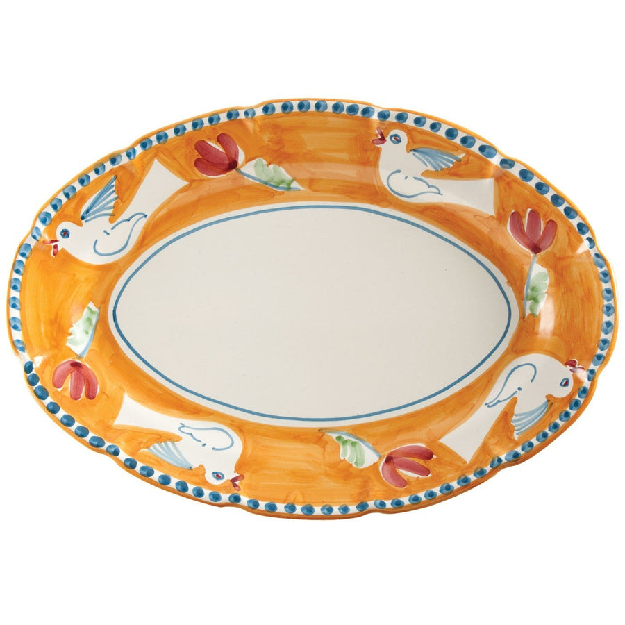 Vietri Campagna Uccello Platter
